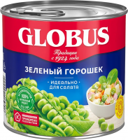 Горошек ''Globus'' зеленый, 425 мл