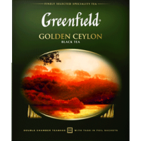 Чай Greenfield Golden Ceylon черный 100 пакетиков, 200 г   