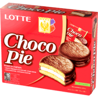Печенье ''Lotte'' Choco Pie прослоенное глазированное, 336 г