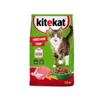 Корм для кошек ''Kitekat'' Мясной Пир, сухой, 1,9 кг