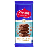 Шоколад Россия Щедрая душа молочный с миндалем и изюмом, 250 г