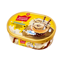 Мороженое Золотой стандарт Пломбир с суфле и шоколадным наполнителем, 475 г