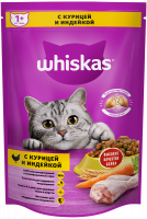 Корм для кошек ''Whiskas'' Подушечки с курицей и индейкой, сухой, 350 г