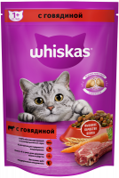 Корм для кошек ''Whiskas'' Подушечки-паштет с говядиной, сухой, 350 г