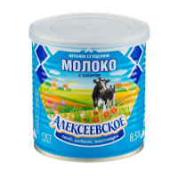 Молоко сгущенное ''Алексеевское'', 8,5%, 360 г