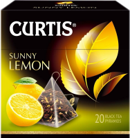 Чай ''Curtis'' Sunny черный листовой в пирамидках, 20 шт