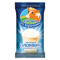 Мороженое ''Коровка из Кореновки'' Пломбир ванильный 15%, 100 г