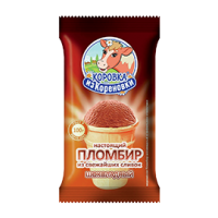 Мороженое ''Коровка из Кореновки'' Пломбир шоколадный 15%, 100 г