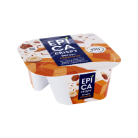 Йогурт Epica Crispy с карамелью 10,2%, 140 г