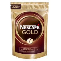 Кофе Nescafe Gold растворимый, 220 г