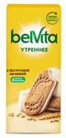 Печенье-сэндвич ''Belvita'' Утреннее с цельными злаками, 253 г