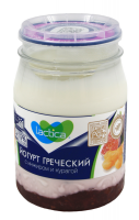 Йогурт Греческий Lactica инжир-курага; малина; натуральный 3/4%, 190 г