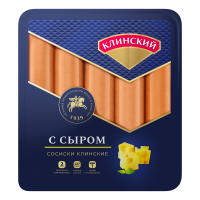 Сосиски ''Клинский'' с сыром, 470 г