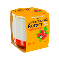 Йогурт ''Коломенский'' Земляника, 5%, 170 г