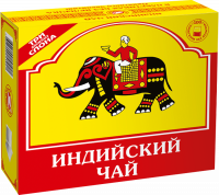 Чай Индийский Три дружных слона черный 100 пакетиков, 180 г