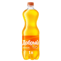 Напиток безалкогольный ''Добрый'' Апельсин, с витамином С, газированный, 1 л