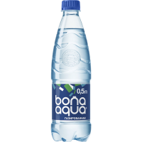 Вода питьевая ''Bona Aqua'', газированная, 0,5 л