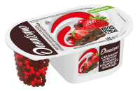 Йогурт ''Даниссимо'' Фантазия с шариками со вкусом клубники и шоколада, 6,9%, 105 г