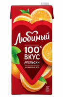 Напиток «Любимый» Апельсиновый с мякотью, 1,93 л