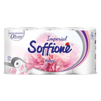 ТУАЛ.БУМАГА SOFFIONE IMPERIAL ПИОН 4-СЛ 8ШТ
