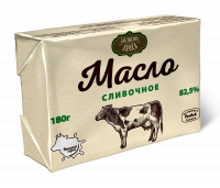 Масло сливочное ''Бабушкина лавка'', 82,5%, 180 г