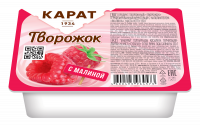 Продукт творожный Карат Малина 9% 230г