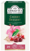 ЧАЙ AHMAD TEA ТРАВЯНОЙ ЧЕРРИ ДЕСЕРТ 20Х2Г 40Г