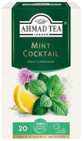 ЧАЙ AHMAD TEA МИНТ КОКТЭЙЛЬ ТРАВЯНОЙ 20Х1,5Г 30Г